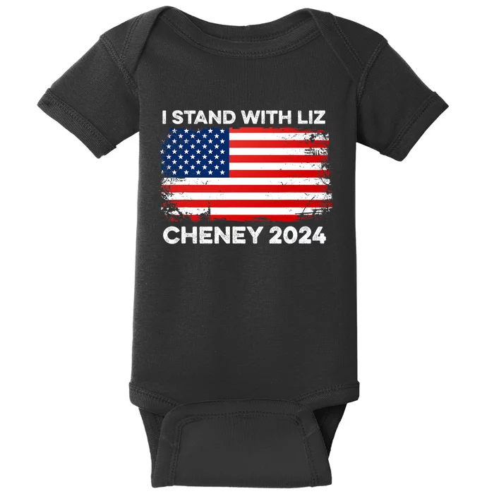 Liz Cheney For President Gop 2024 Election Vote Usa America Baby Bodysuit