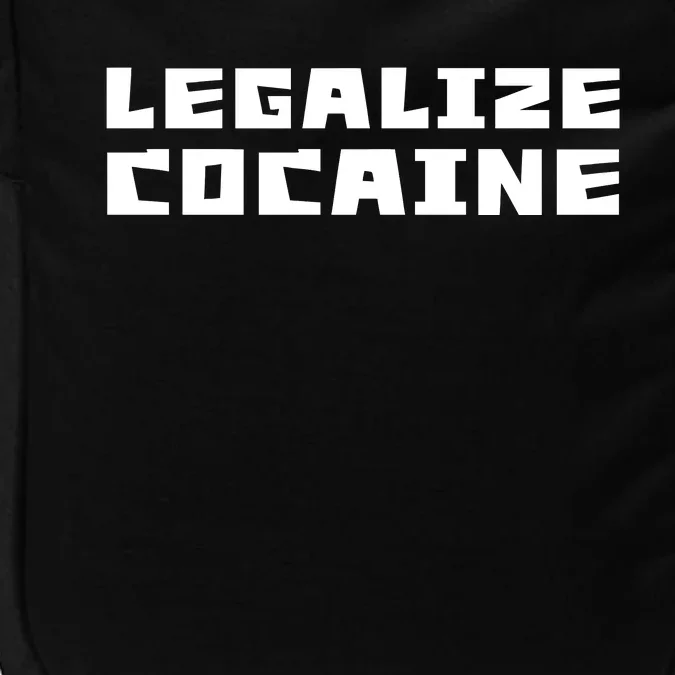 Legalize Cocaine Funny Impact Tech Backpack