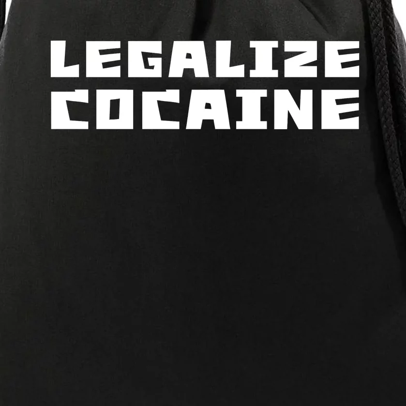 Legalize Cocaine Funny Drawstring Bag