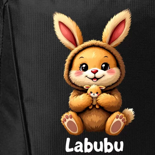 Labubu Cute Funny Monsters Brown Labubu City Backpack