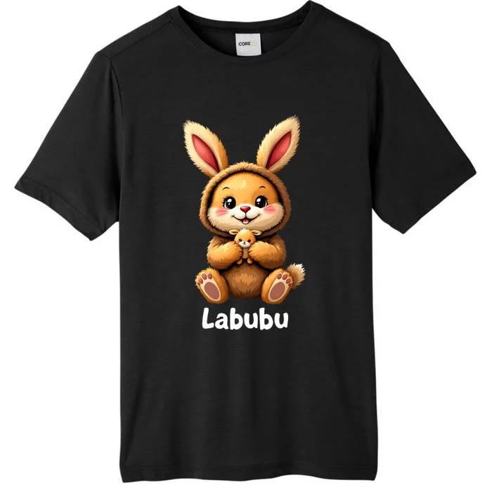 Labubu Cute Funny Monsters Brown Labubu ChromaSoft Performance T-Shirt