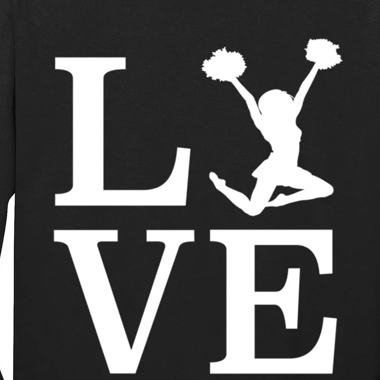 Love Cheer For Lover Cheerleader Long Sleeve Shirt