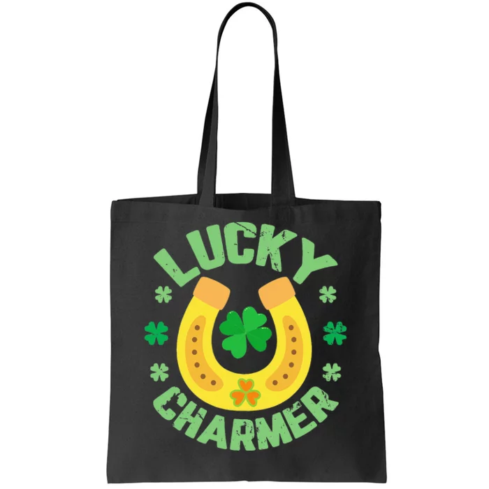 LUCKY CHARMER Funny St. Patrick's Day Tote Bag