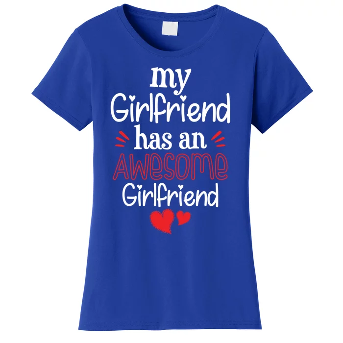 Lesbian Couple Funny Cute Valentines Day Gift Cute Gift Women's T-Shirt