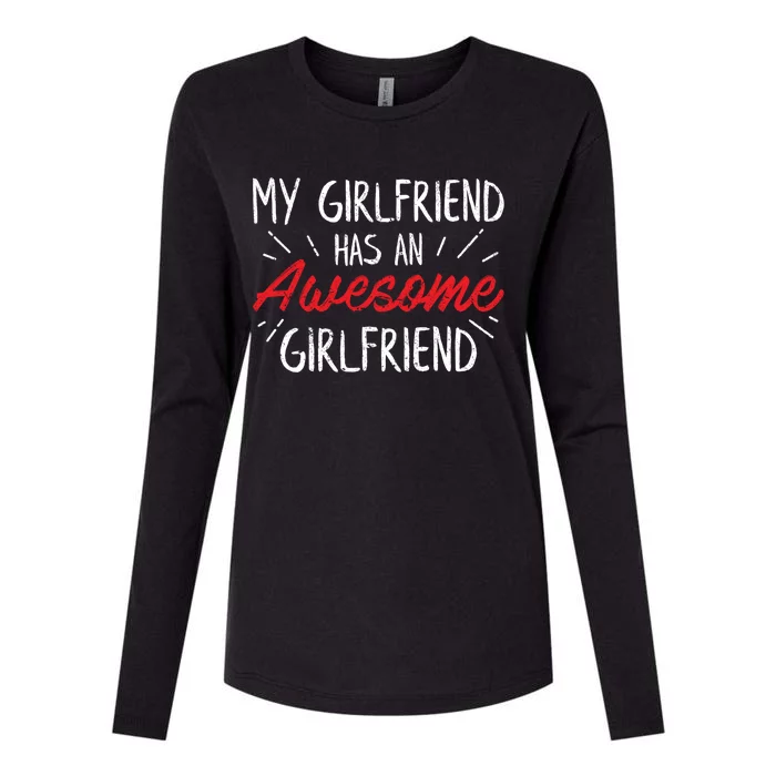 Lesbian Couple Funny Cute Valentines Day Gift Cool Gift Womens Cotton Relaxed Long Sleeve T-Shirt