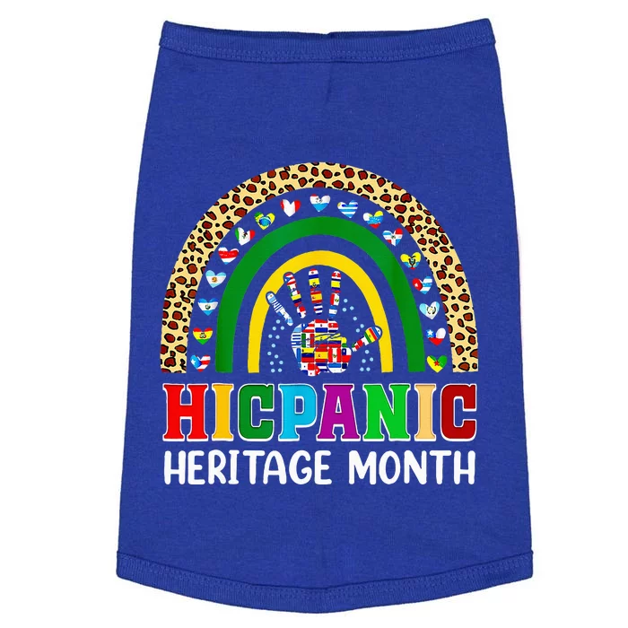 Latino Countries Flags Rainbow Hispanic Heritage Month Doggie Tank