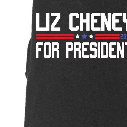 Liz Cheney For President 2024 Doggie 3-End Fleece Hoodie