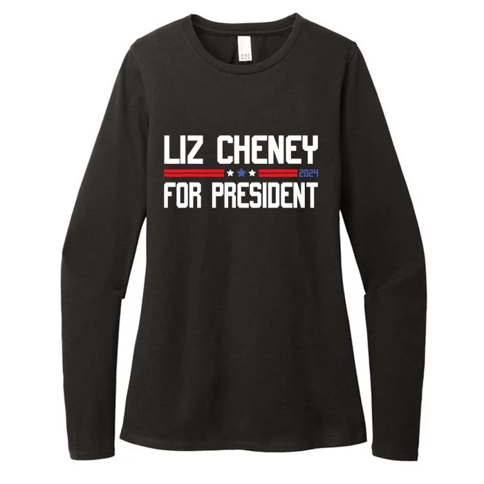 Liz Cheney For President 2024 Womens CVC Long Sleeve Shirt