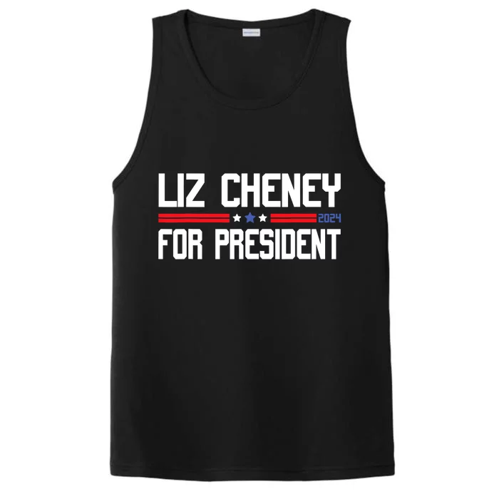 Liz Cheney For President 2024 Performance Tank