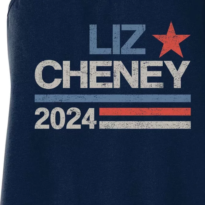 Liz Cheney For President 2024 Usa Election Liz 24 Women's Racerback Tank