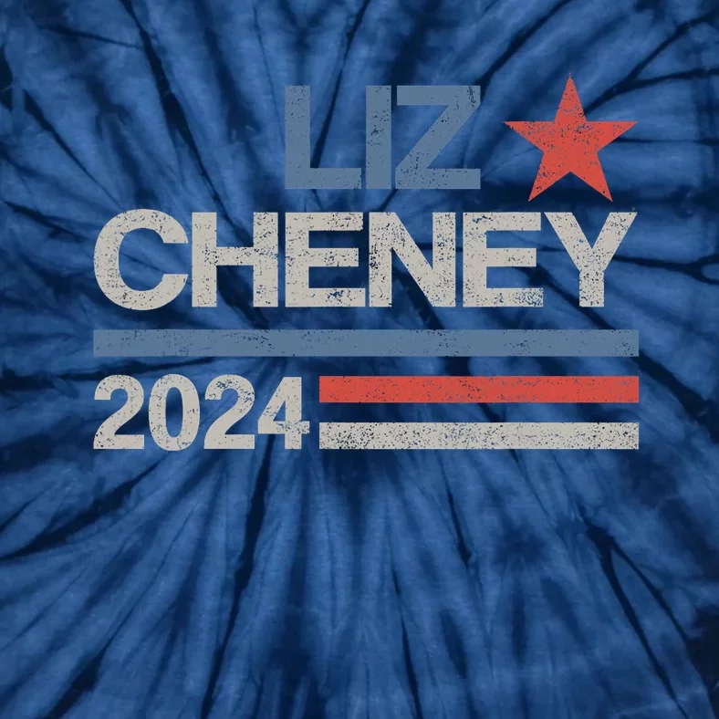 Liz Cheney For President 2024 Usa Election Liz 24 Tie-Dye T-Shirt