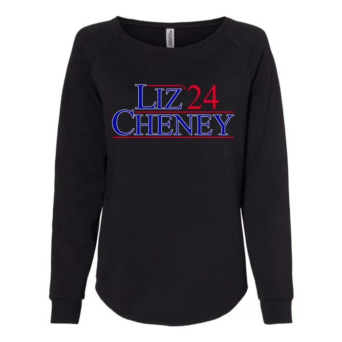 Liz Cheney For President 2024 USA Womens California Wash Sweatshirt