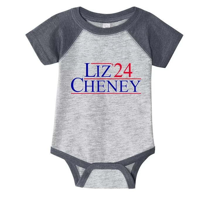 Liz Cheney For President 2024 USA Infant Baby Jersey Bodysuit