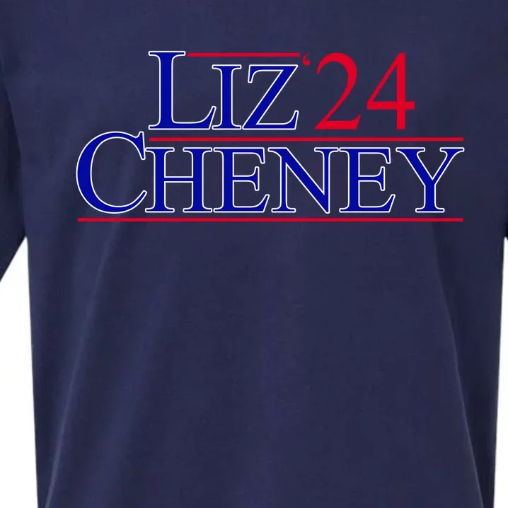 Liz Cheney For President 2024 USA Sueded Cloud Jersey T-Shirt