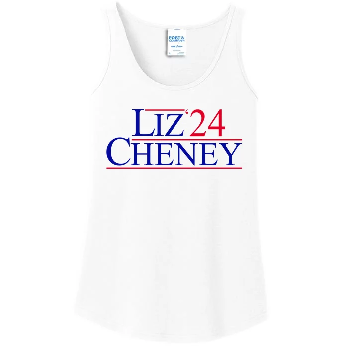 Liz Cheney For President 2024 USA Ladies Essential Tank