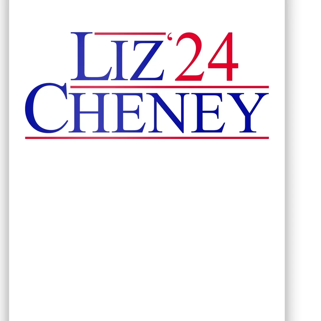 Liz Cheney For President 2024 USA Poster