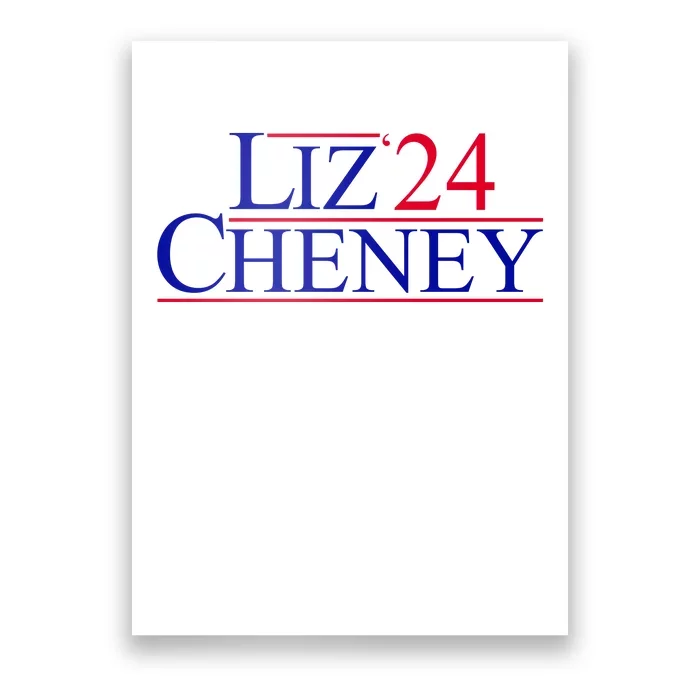 Liz Cheney For President 2024 USA Poster