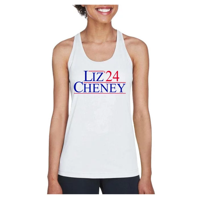 Liz Cheney For President 2024 USA Women's Racerback Tank