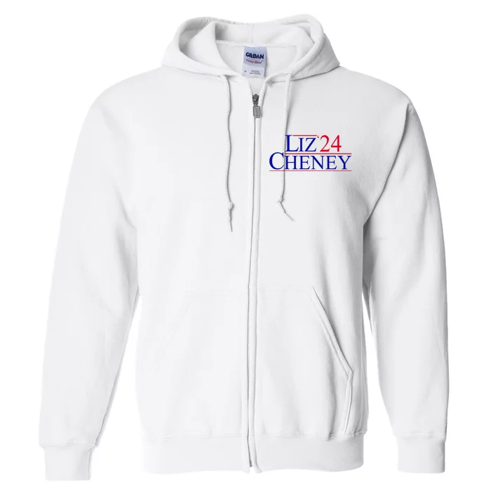 Liz Cheney For President 2024 USA Full Zip Hoodie