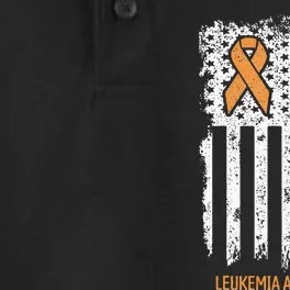 Leukemia Cancer Flag Support Squad Leukemia Cancer Awareness Dry Zone Grid Performance Polo