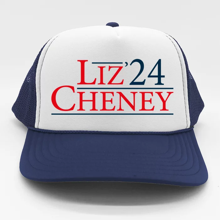 Liz Cheney For President 2024 USA Election Liz 24 Trucker Hat