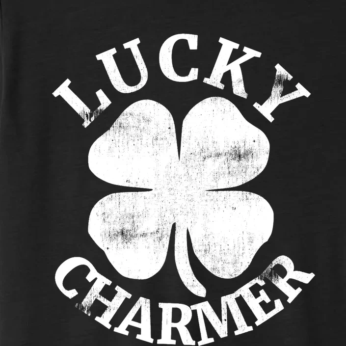 LUCKY CHARMER Funny St. Patrick's Day Boy Girl ChromaSoft Performance T-Shirt