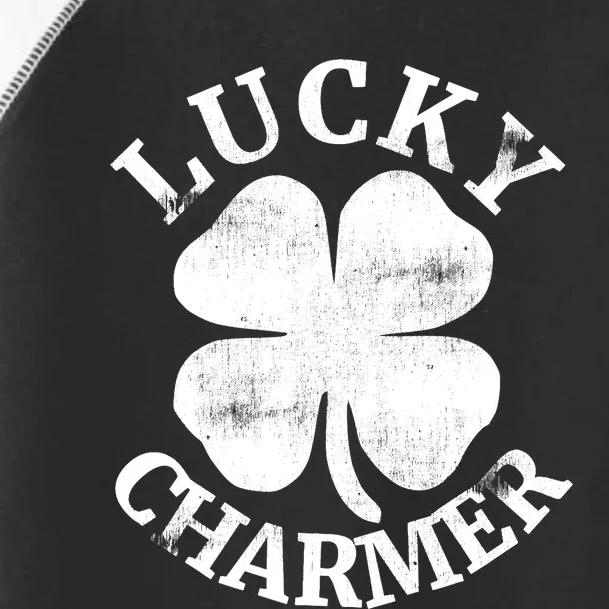 LUCKY CHARMER Funny St. Patrick's Day Boy Girl Toddler Fine Jersey T-Shirt