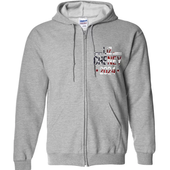 Liz Cheney For President 2024 Usa Election Liz 24 Gift Full Zip Hoodie