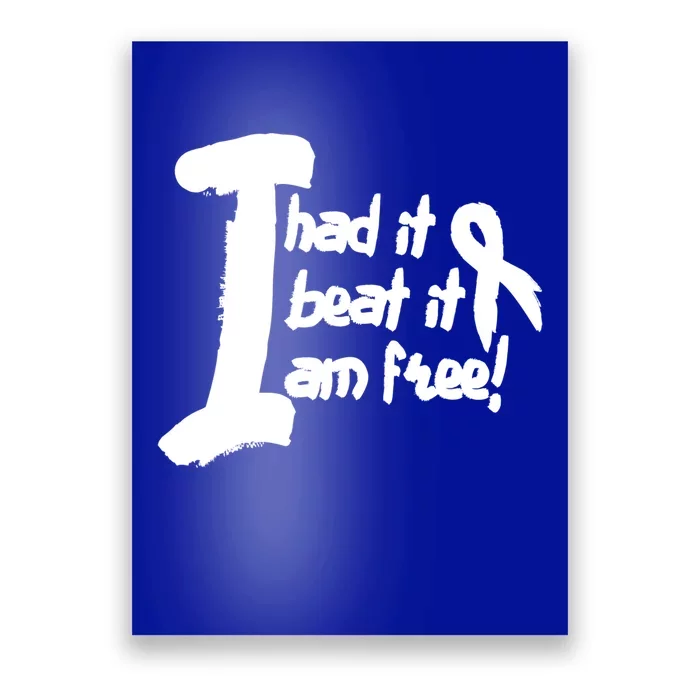 Lung Cancer Fight Cancer Ribbon Gift Poster