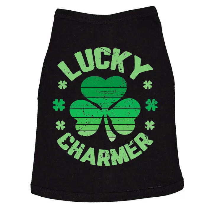 LUCKY CHARMER Funny St. Patrick's Day Doggie Tank