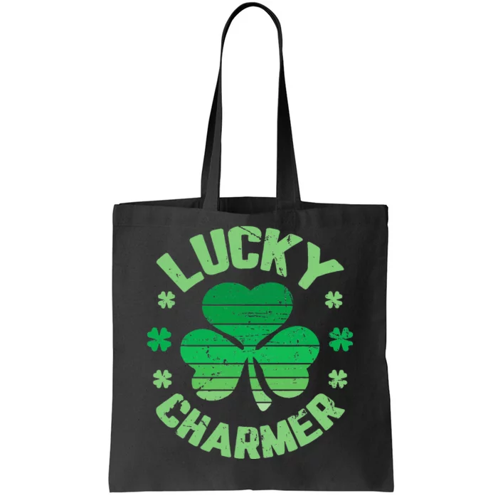 LUCKY CHARMER Funny St. Patrick's Day Tote Bag