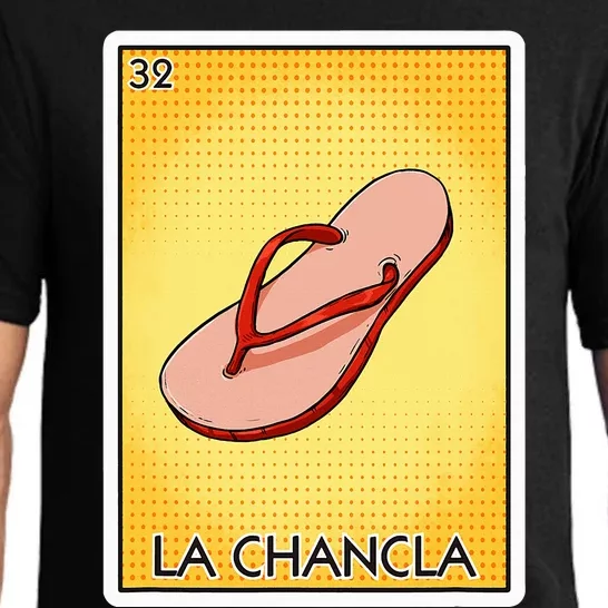 La Chancla Flip Flop Card Mexican Lottery Card La Chancla Pajama Set