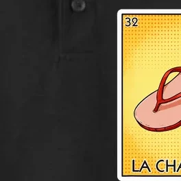 La Chancla Flip Flop Card Mexican Lottery Card La Chancla Dry Zone Grid Performance Polo