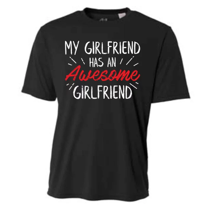 Lesbian Couple Funny Cute Valentines Day Gift Cooling Performance Crew T-Shirt