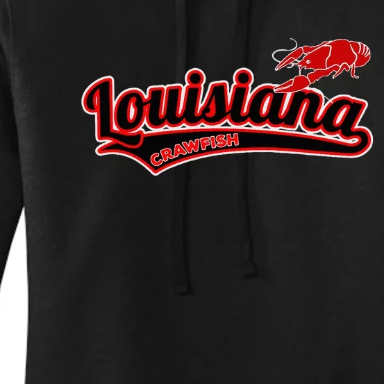 Louisiana Crawfish Funny College Boil Crew Women's Pullover Hoodie