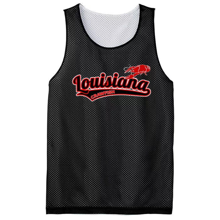 Louisiana Crawfish Funny College Boil Crew Mesh Reversible Basketball Jersey Tank