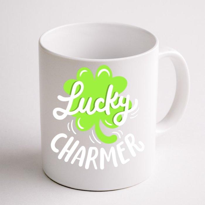 Lucky Charmer Funny St Patrick's Day Boy Girl Front & Back Coffee Mug