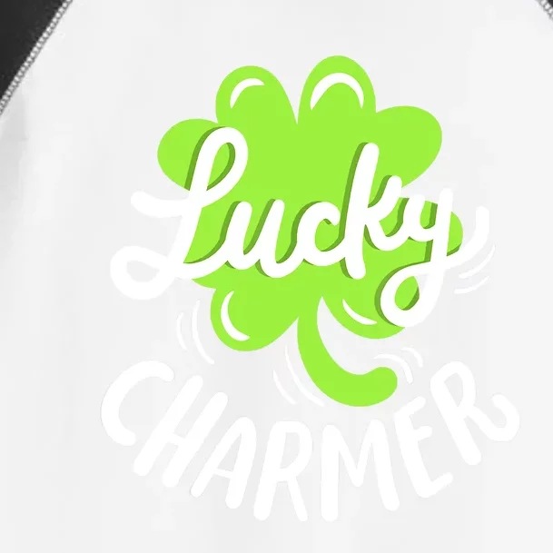 Lucky Charmer Funny St Patrick's Day Boy Girl Toddler Fine Jersey T-Shirt