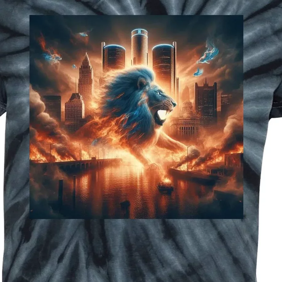 Lion City Fan Kids Tie-Dye T-Shirt