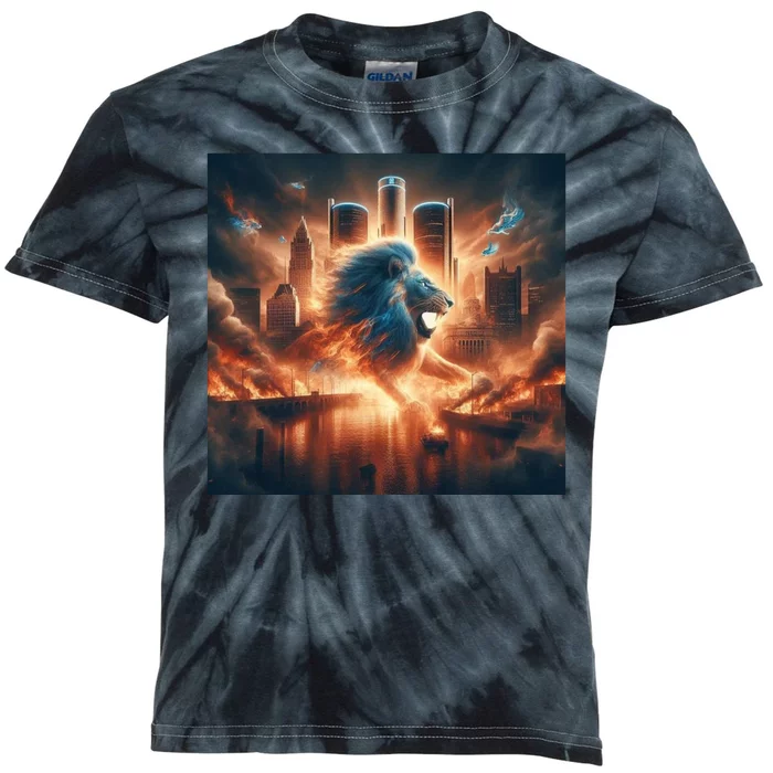 Lion City Fan Kids Tie-Dye T-Shirt