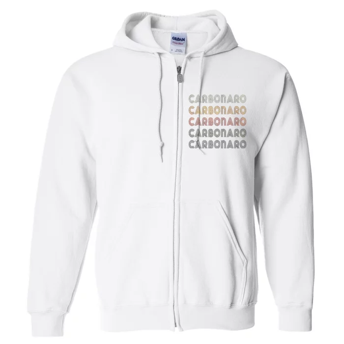 Love Carbonaro Grunge Style Black Carbonaro Full Zip Hoodie