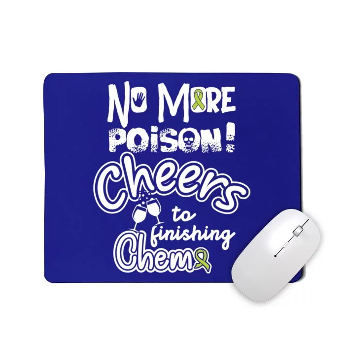 Last Chemocute Gift Lymphoma Cancer Awareness Supporter Ribbon Funny Gift Mousepad