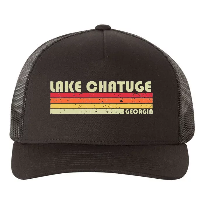 Lake Chatuge Georgia Funny Fishing Camping Yupoong Adult 5-Panel Trucker Hat