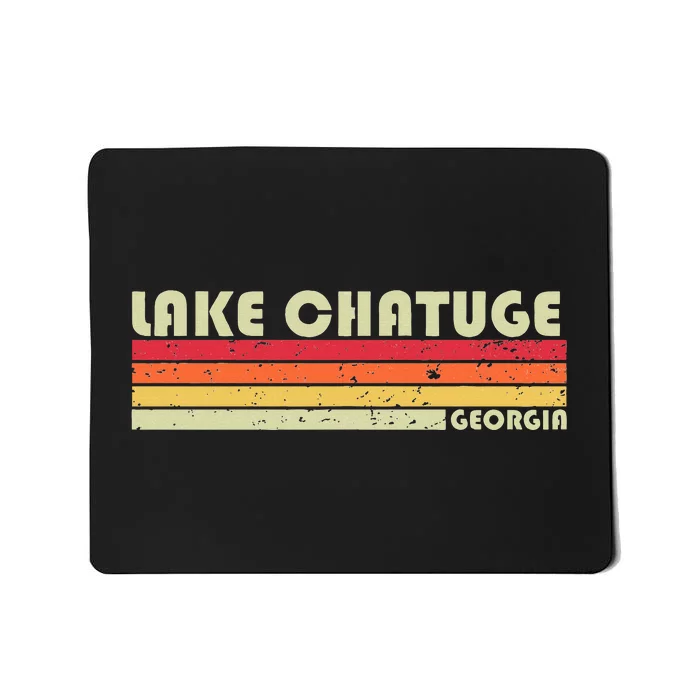 Lake Chatuge Georgia Funny Fishing Camping Mousepad