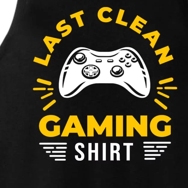 Last Clean Gaming Shirt Ladies Tri-Blend Wicking Tank