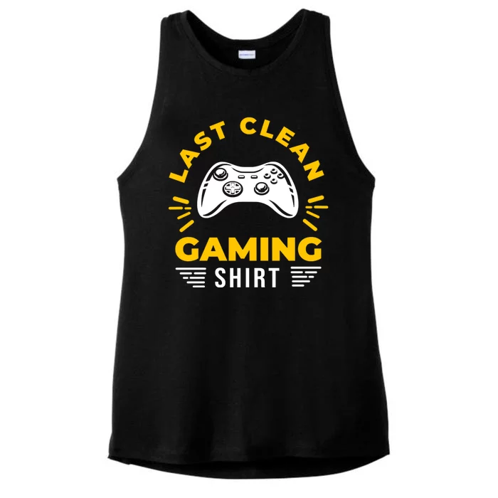 Last Clean Gaming Shirt Ladies Tri-Blend Wicking Tank