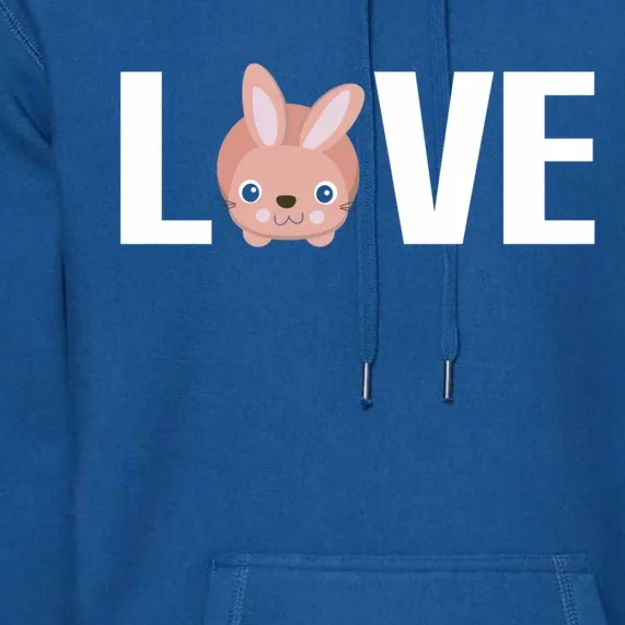 Love Cool Gift Christian Good Friday Easter Bunny Eastertide Funny Gift Premium Hoodie