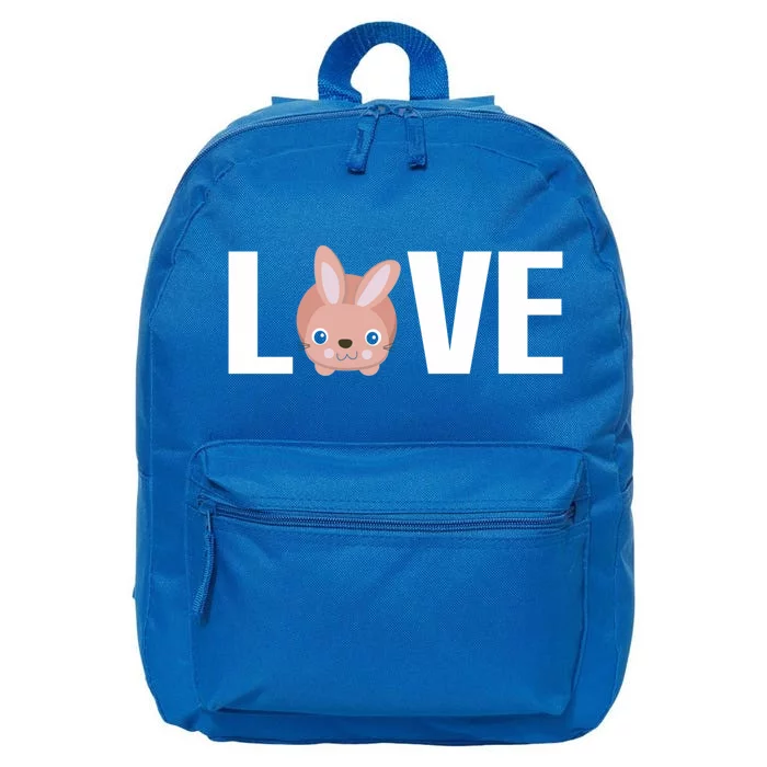 Love Cool Gift Christian Good Friday Easter Bunny Eastertide Funny Gift 16 in Basic Backpack