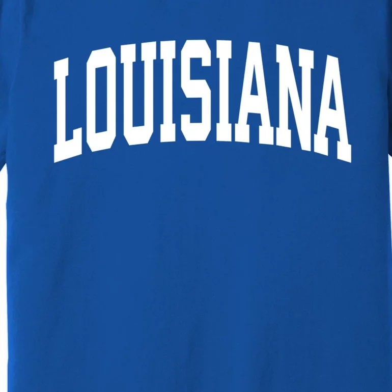 Louisiana Crewneck Gift Sports College Style State Usa Premium T-Shirt