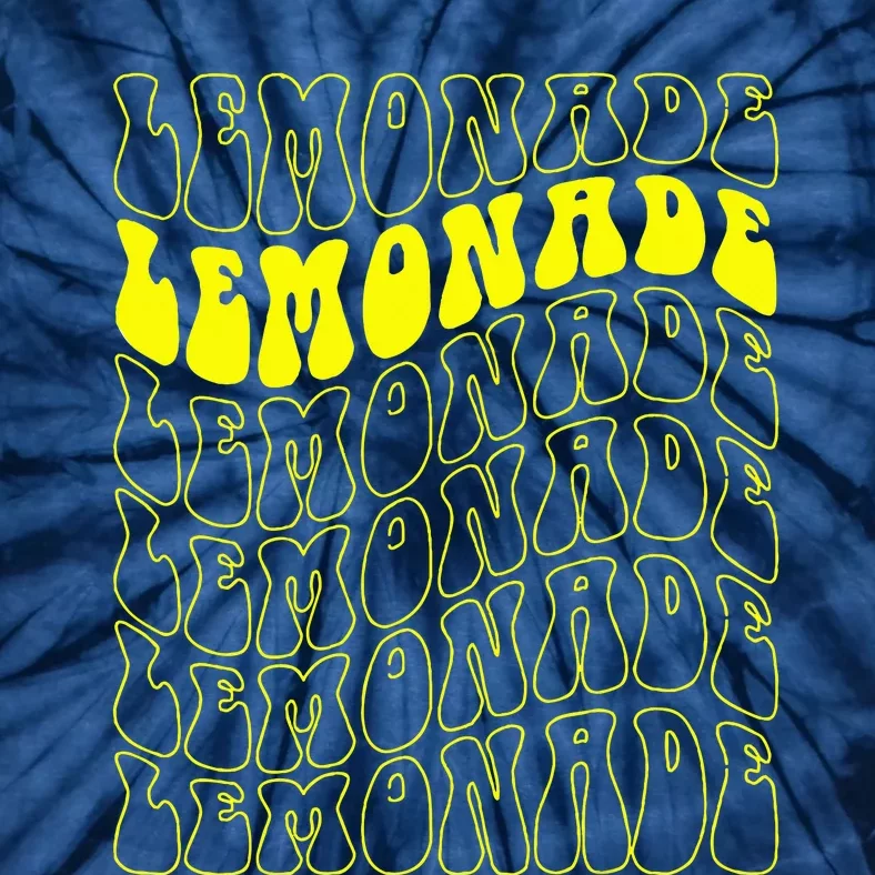 Lemonade Crew Groovy Retro Lemonade Stand Tie-Dye T-Shirt